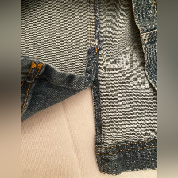 Jones Sport stretch denim blue jean skirt sz 8 GUC - Picture 8 of 12